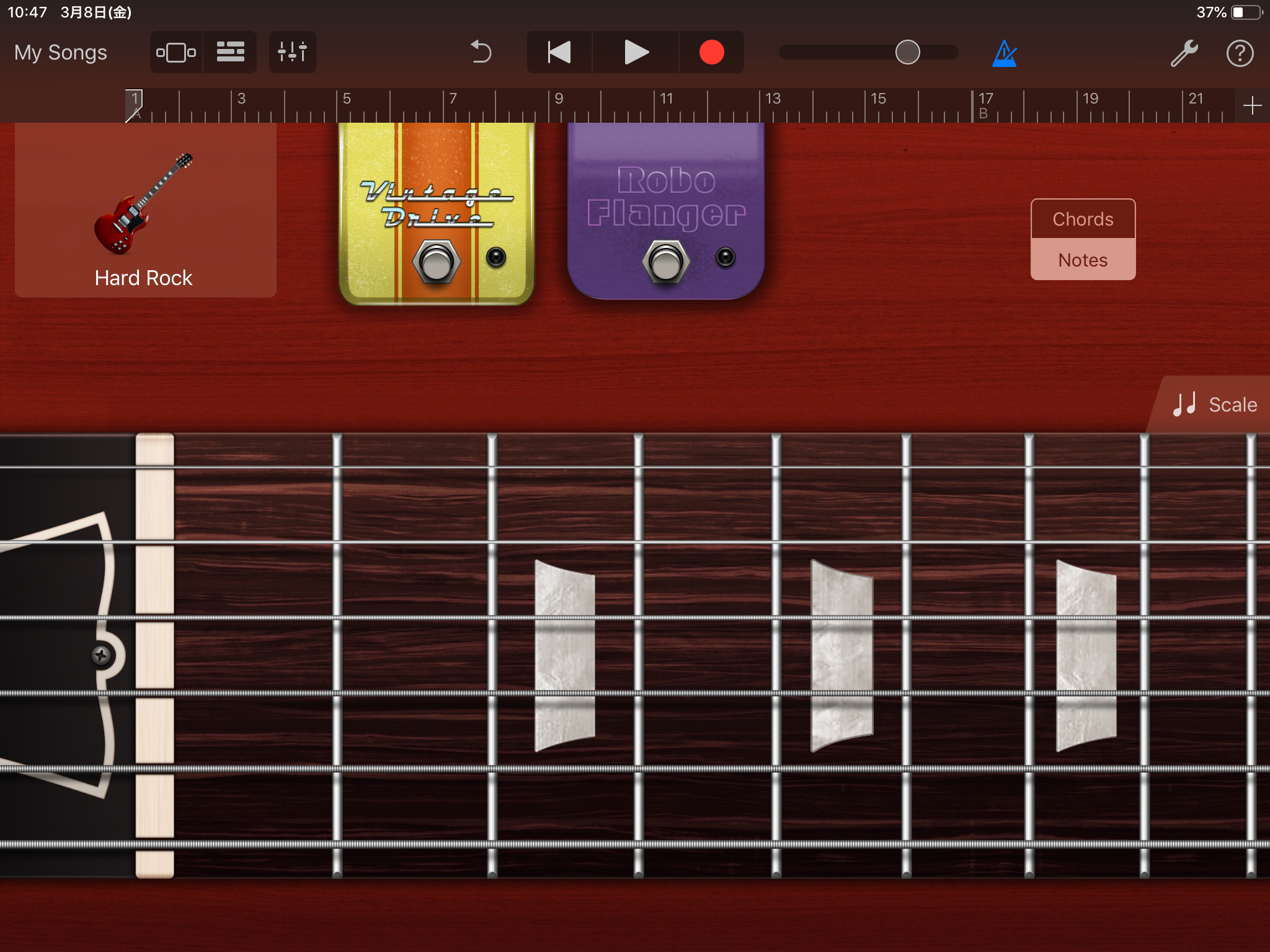 Ipad garageband ギター